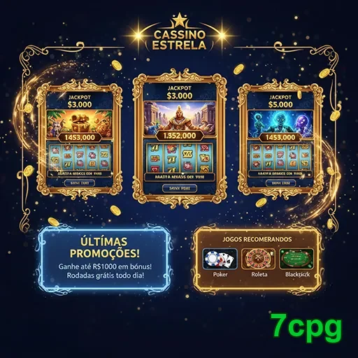 Promoções do cassino Estrela no site 7cpg, trazendo entretenimento e prêmios incríveis.